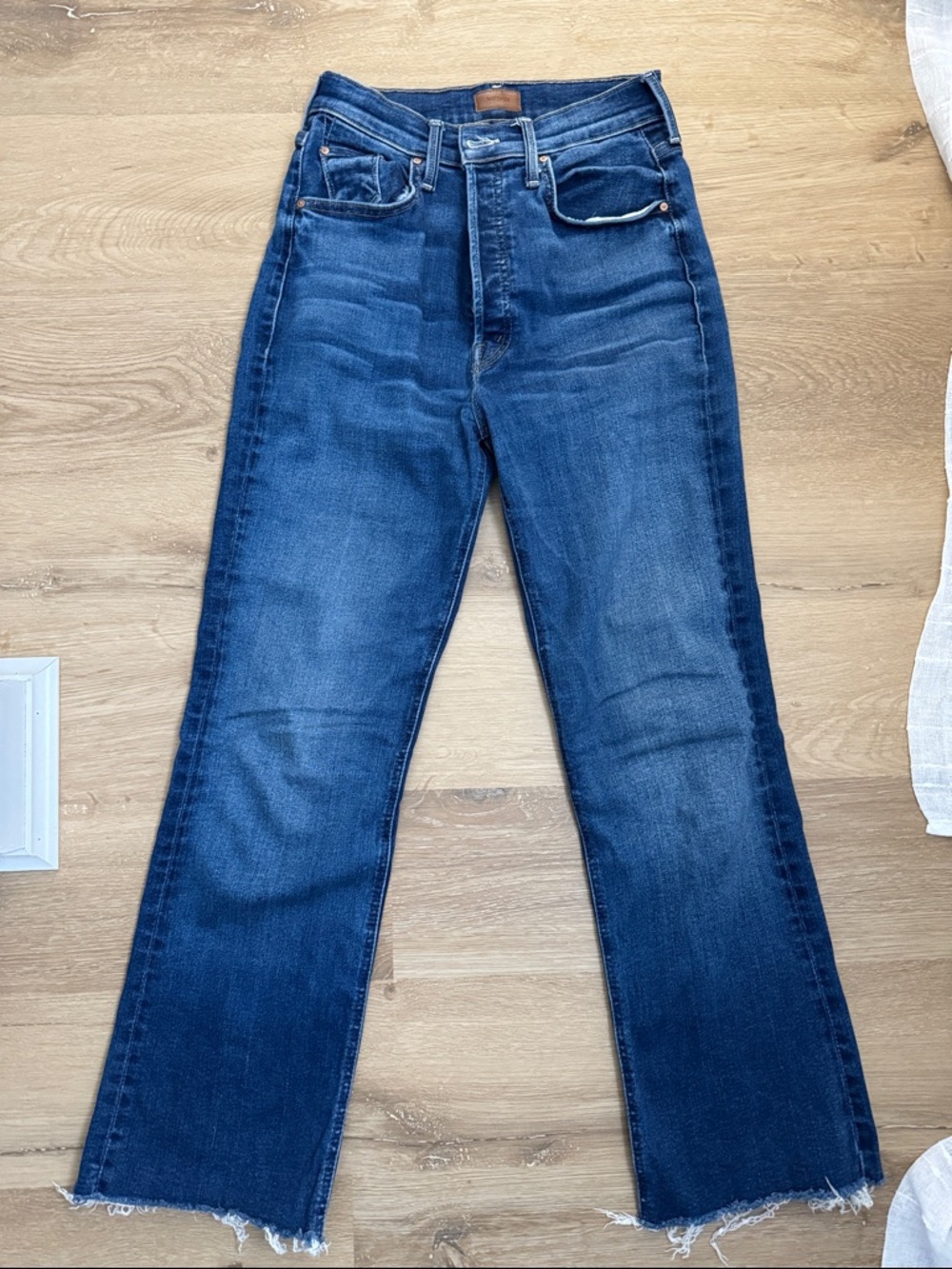 MOTHER The Tripper Ankle fray in Change is in the Air, size 26